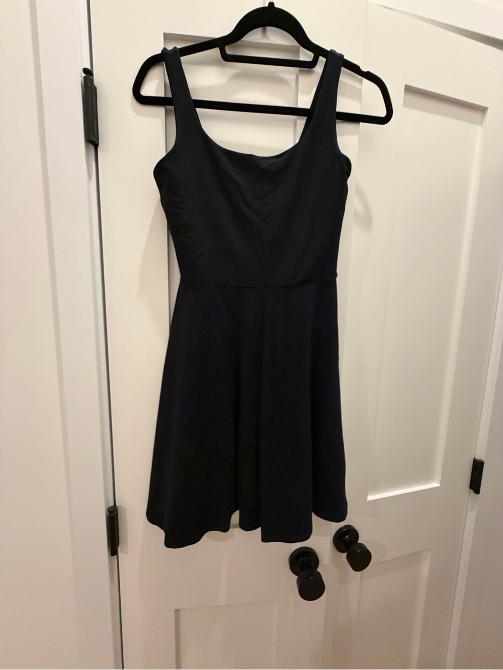 Susana Monaco Women’s Black Scoop Neck Skater Dress